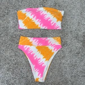 AERIE HIGH WAISTED BIKINI 🧡💗